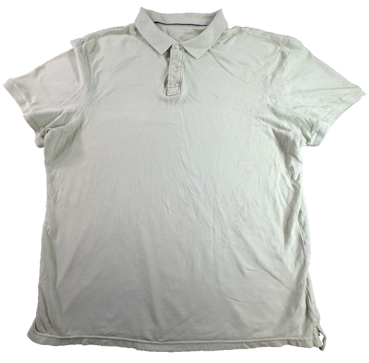 American Eagle Outfitters Super Soft Polo Shirt Mens XL Mint Green 100% Cotton