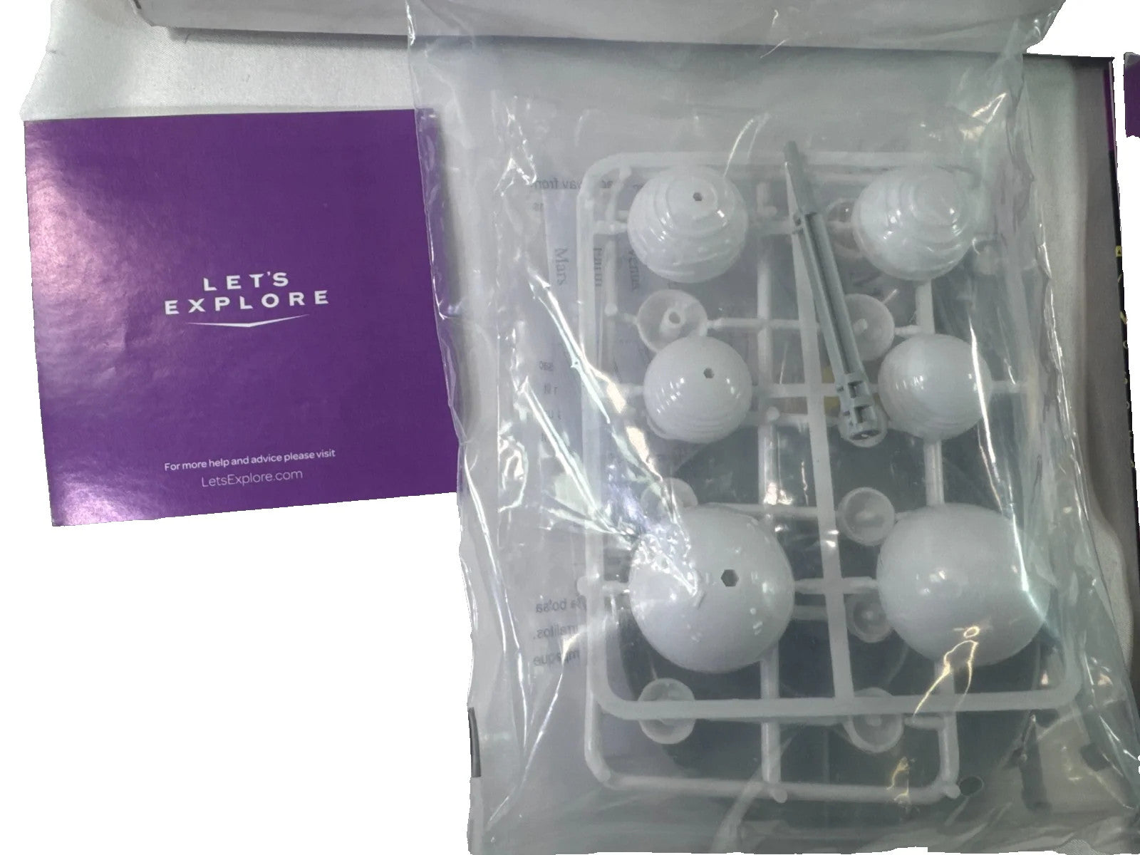 Let's Explore VR Headset Space STEM Kit Books Cube Model