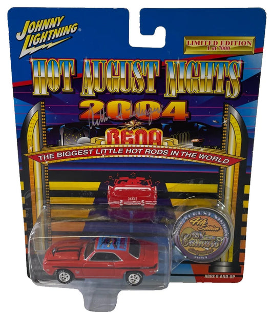 Johnny Lightning 69 Yenko Camaro Signed 1:64 Hot August Nights 2004 Diecast 164