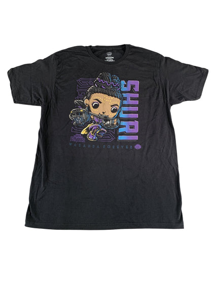 Black Panther Shuri Shirt Mens Large Marvel Wakanda Forever Funko Pop Tee 2022