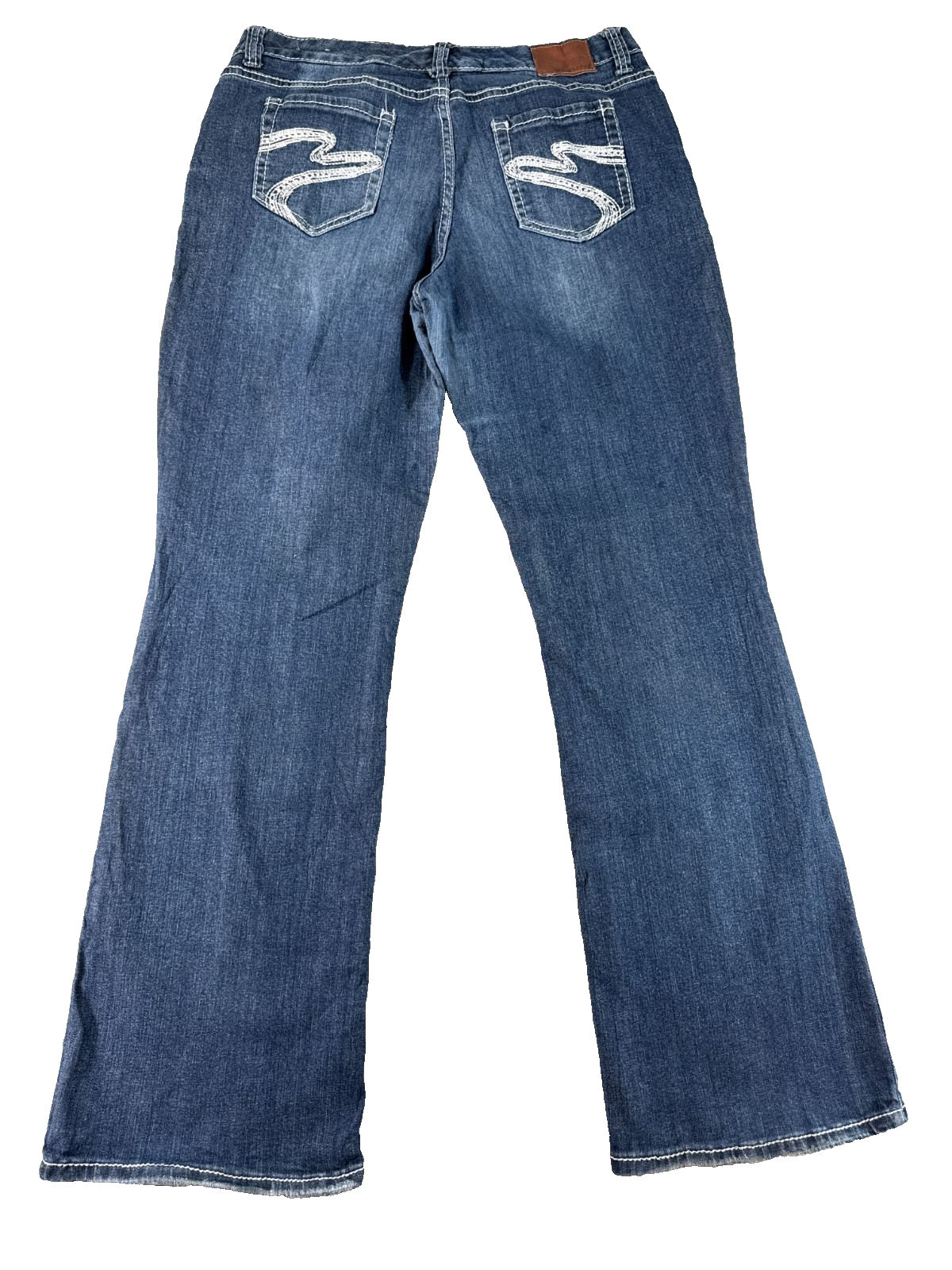 Maurices Bootcut Jeans Womens 13/14 Long Blue Stretch Denim Mid Rise Flare