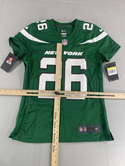 New York Jets Jersey Womens Small NFL Football Le'Veon Bell 26 Nike On Field