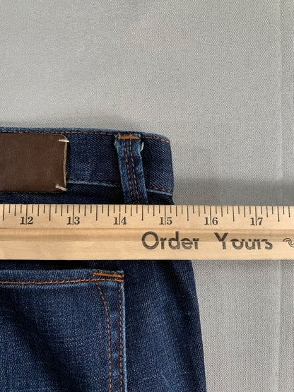 Banana Republic Skinny Jeans Women 27 Dark Wash Cuffed Stretch Denim Classic Fit