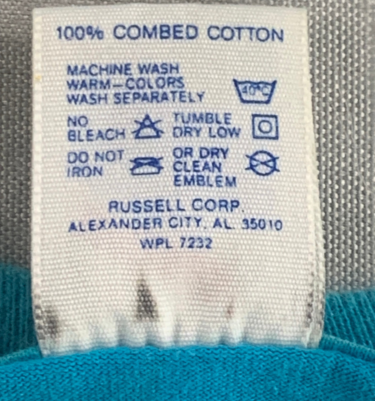 VTG Jerzees LAX ONT VNY PMD LA Dept of Airports Blue T-Shirt XL USA Made Cotton