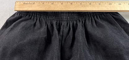 Pams Closet Pull On Pants Womens 20W Black Straight Leg Elastic Waist Casual