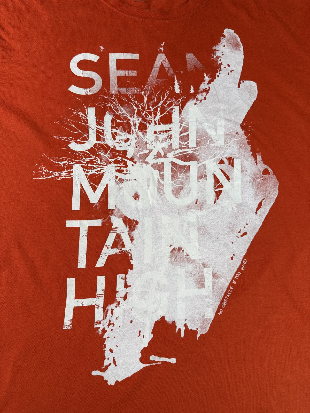 Sean John Graphic Tee 3XL Red 100% Cotton Crewneck Short Sleeve Streetwear