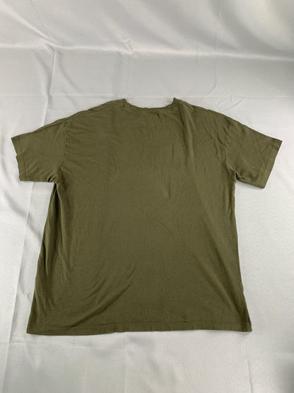 ACDC Shirt Mens Medium Olive Green American Eagle Band Tee Rock Music Graphic
