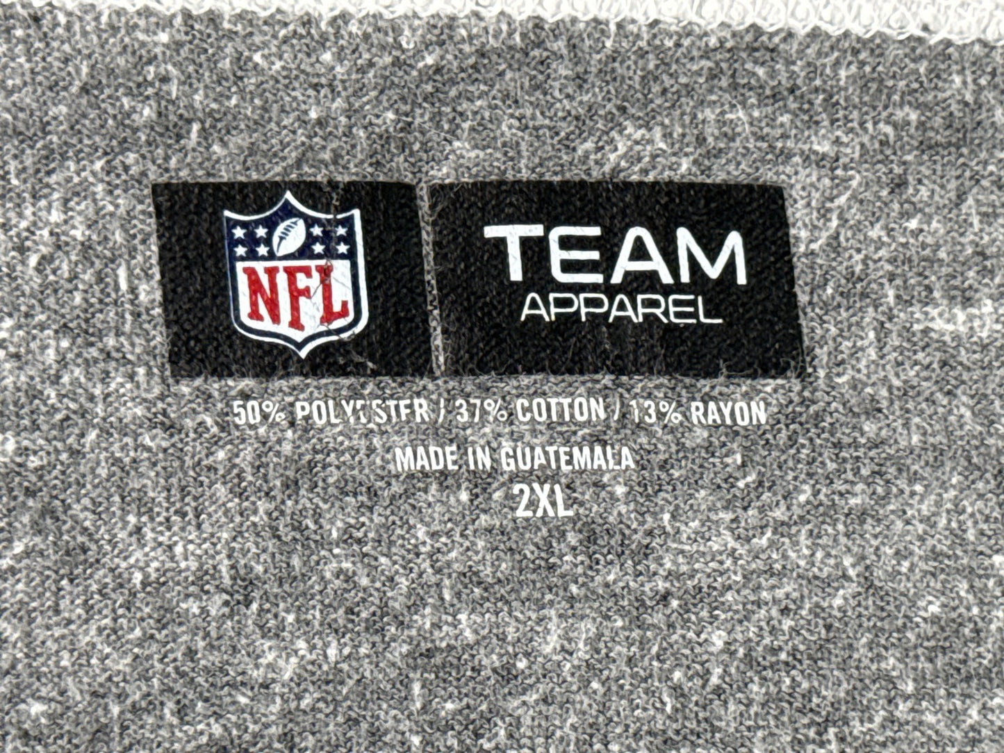 NFL Team Apparel Los Angeles Rams Neck Tee 2XL Blue Graphic Logo Polyester Women
