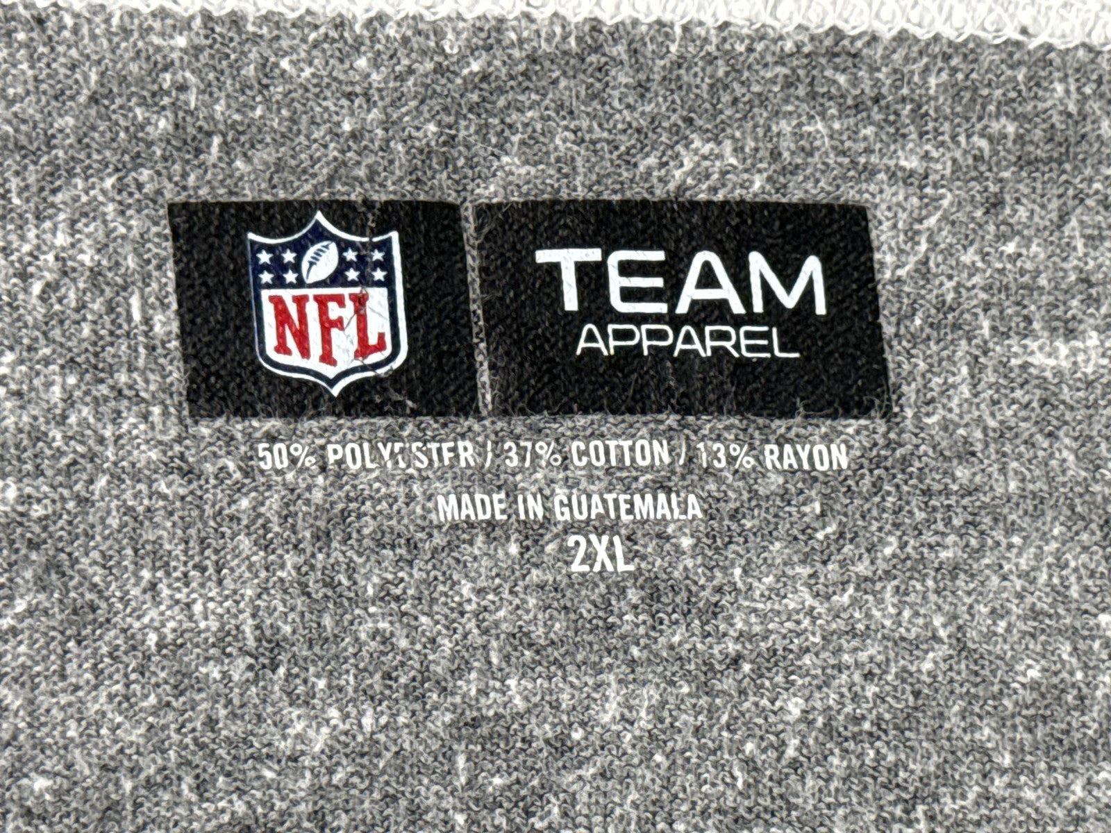 NFL Team Apparel Los Angeles Rams Neck Tee 2XL Blue Graphic Logo Polyester Women