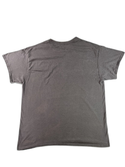 NASA Racing Graphic Tee Mens Large Gray 100% Cotton Crewneck Short Sleeve Space
