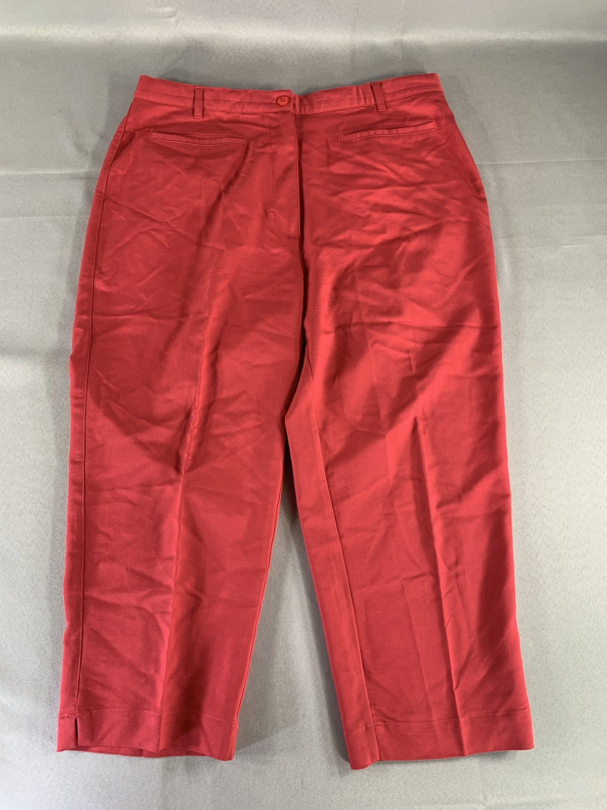 Fairway Outfitters Pants Womens Size 12 Red Stretch Straight Leg Casual Golf