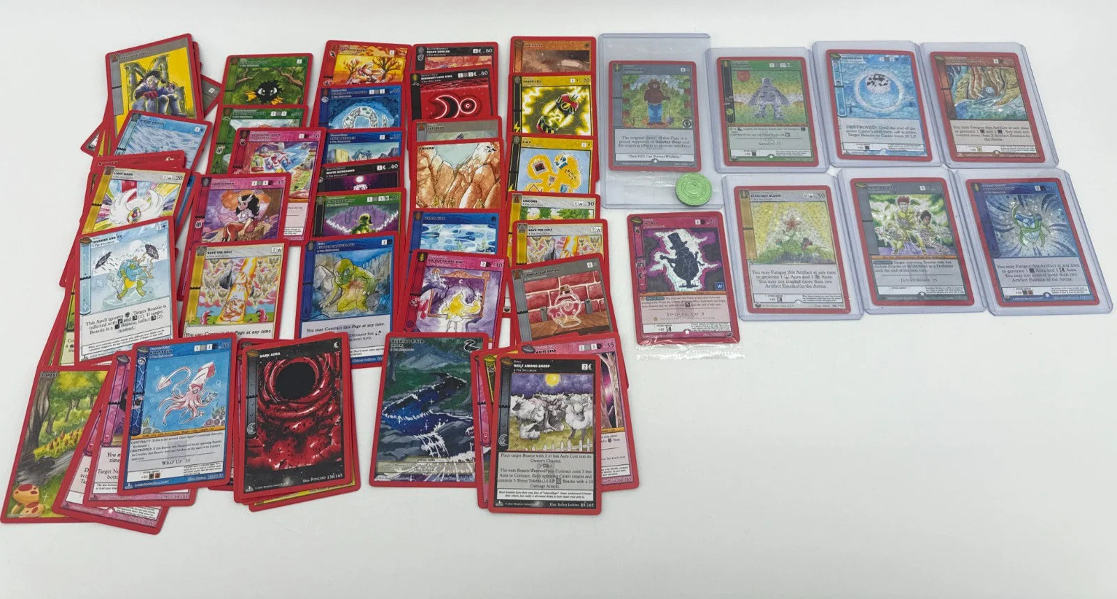 50x 2025 Metazoo Trading Card Game Lot Basic Holo RH Rare Holographic TCG