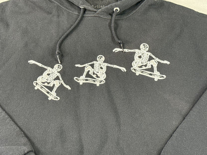 Artist Union Skeleton Urban Hoodie M Black Long Sleeve Graphic Regular Fit