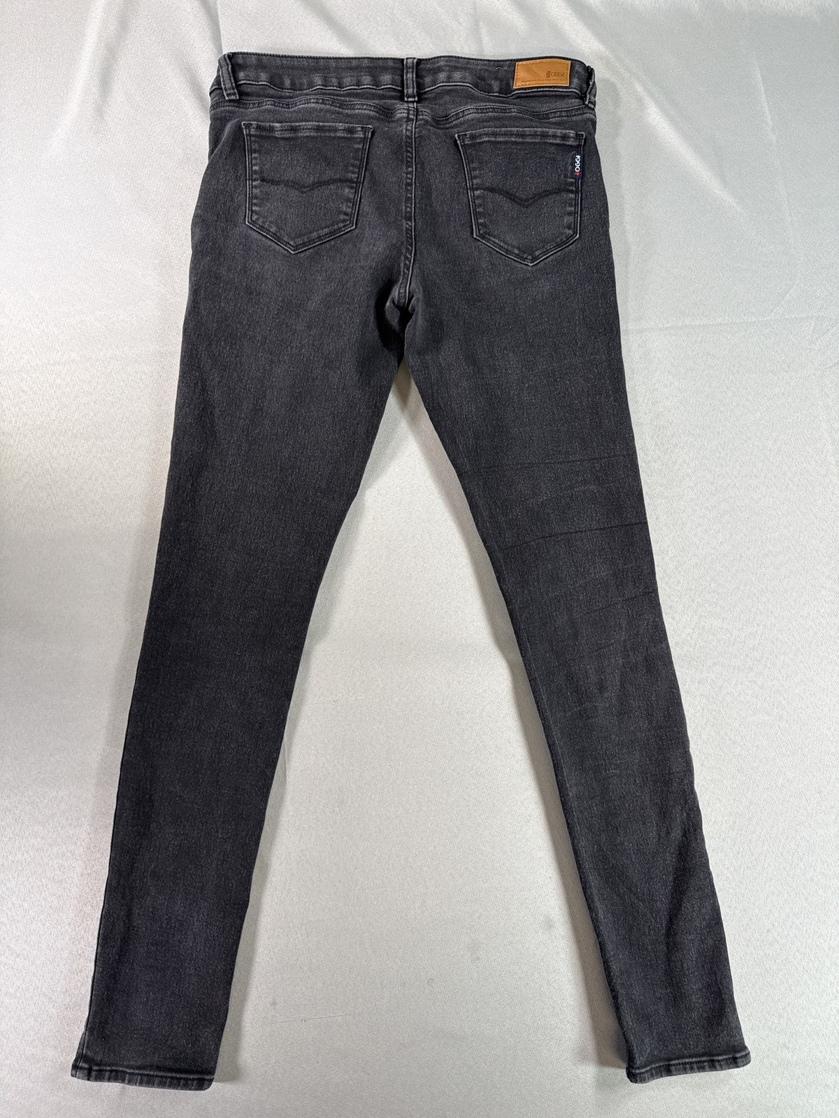 Women's Black Denim Skinny Jeans 13 Stretch Mid Rise Comfortable