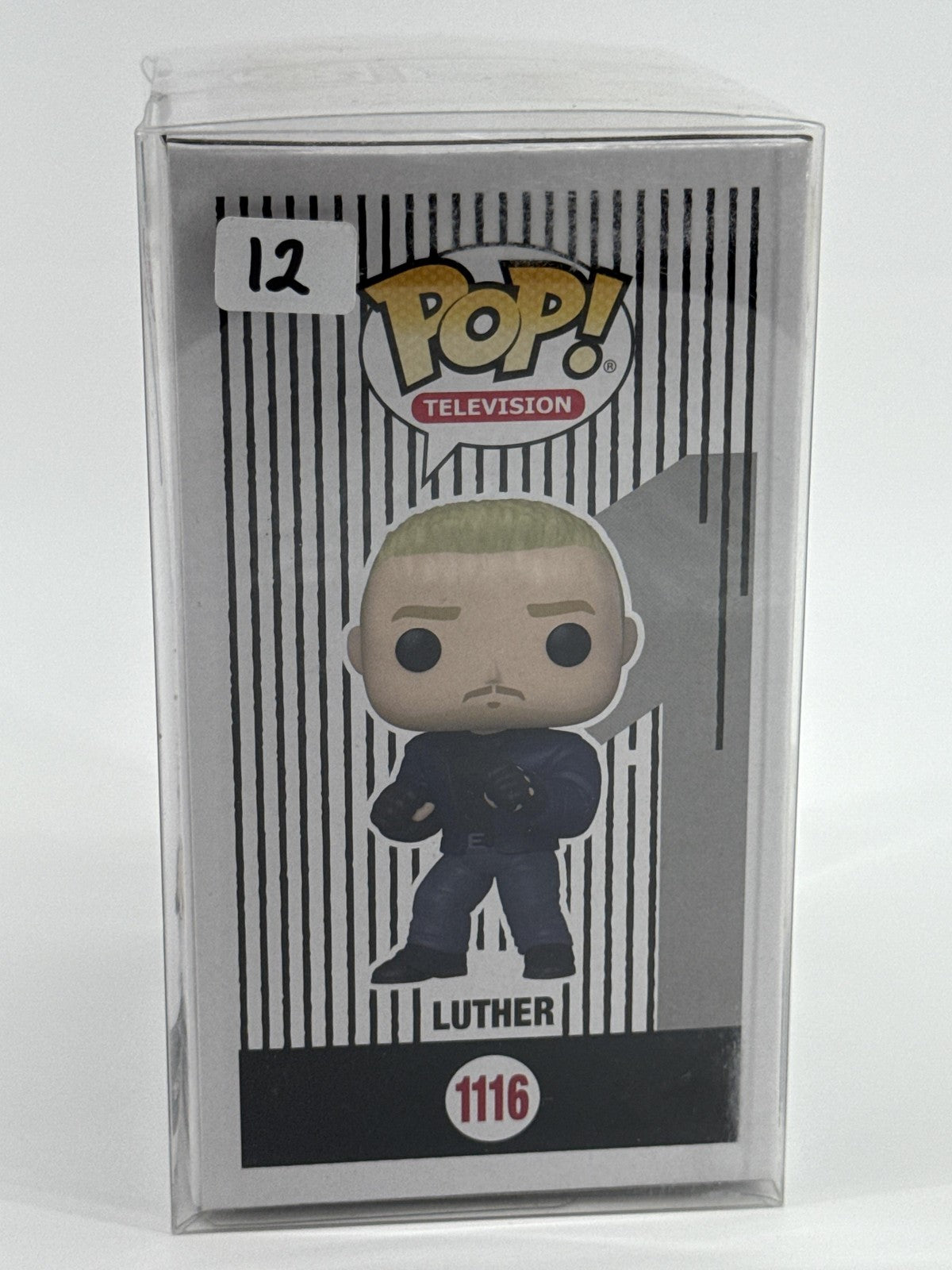 Funko Pop Television Umbrella Academy Luther #1116 Vinyl Figure Blue W Protector