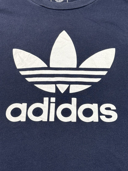 adidas Graphic Tee 11 12Y Youth 12Y Navy Blue Cotton Crewneck Short Sleeve Logo