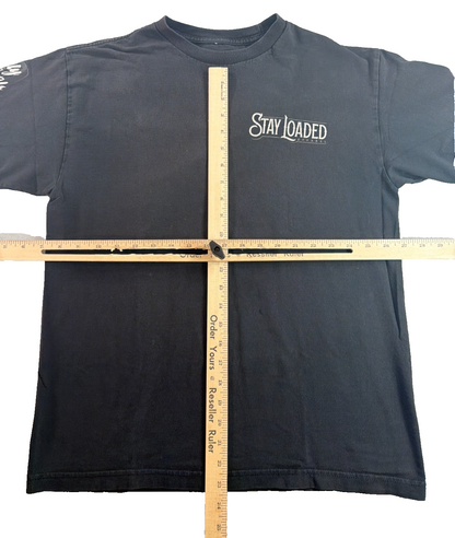 Stay Loaded Apparel Mens Medium Black Only 1% Of Us Big Rig Semi Truck Tshirt