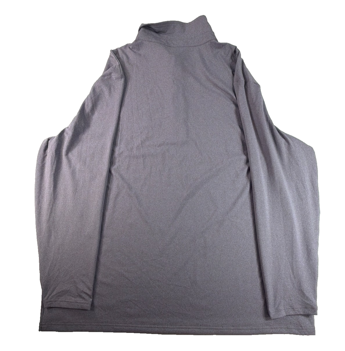 Newtons First Polo Shirt Mens 2XL Gray Long Sleeve Stretch Casual Pocket Top