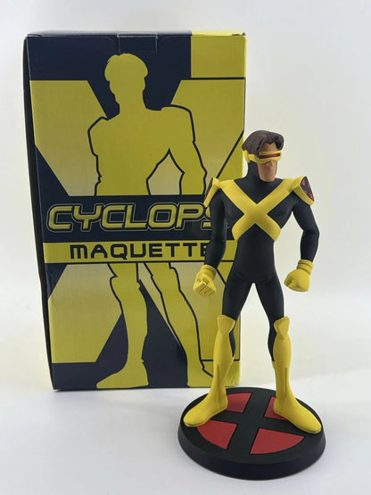 Hard Hero Marvel X-Men Evolution Cyclops Maquette Statue Yellow Black Apparel