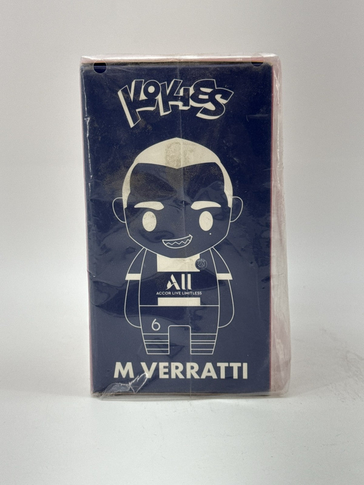 Kokies BAIT Paris SG M VERRATTI Vinyl Figure PSG #6 2021 LTD Edition NIB Red NWT
