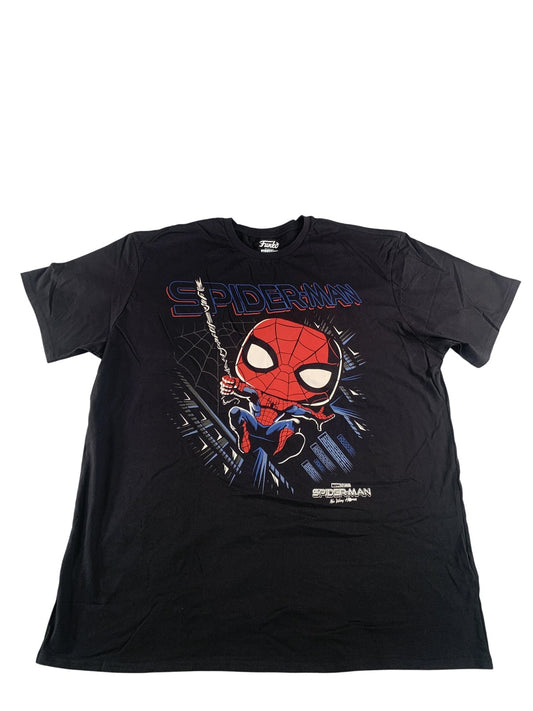 Spider-Man Shirt Mens 2XL Black Funko Marvel No Way Home Movie Graphic Tee 2022