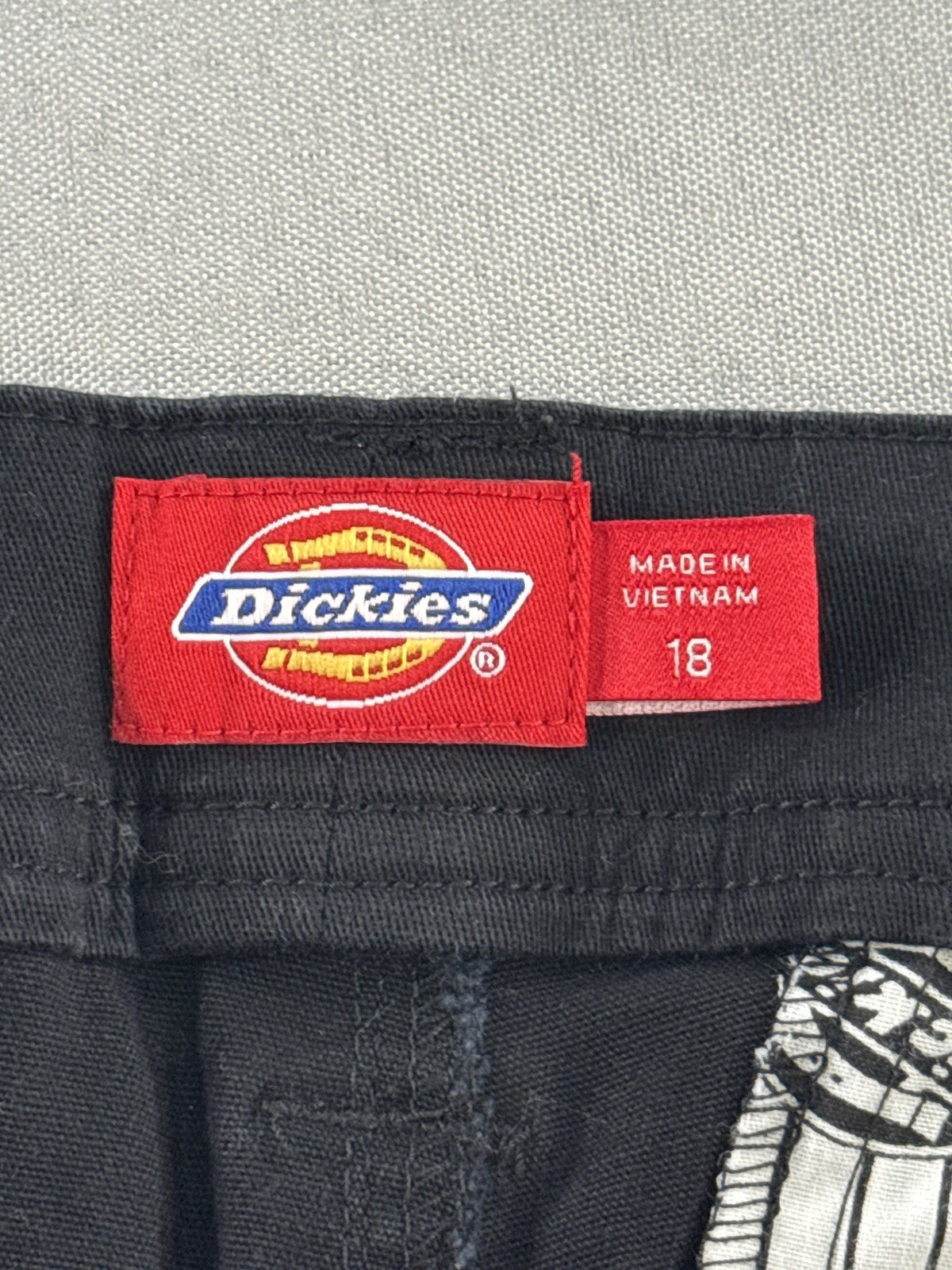 Dickies Girl Pants Womens 18 Black Skinny Stretch Casual School Uniform Chino