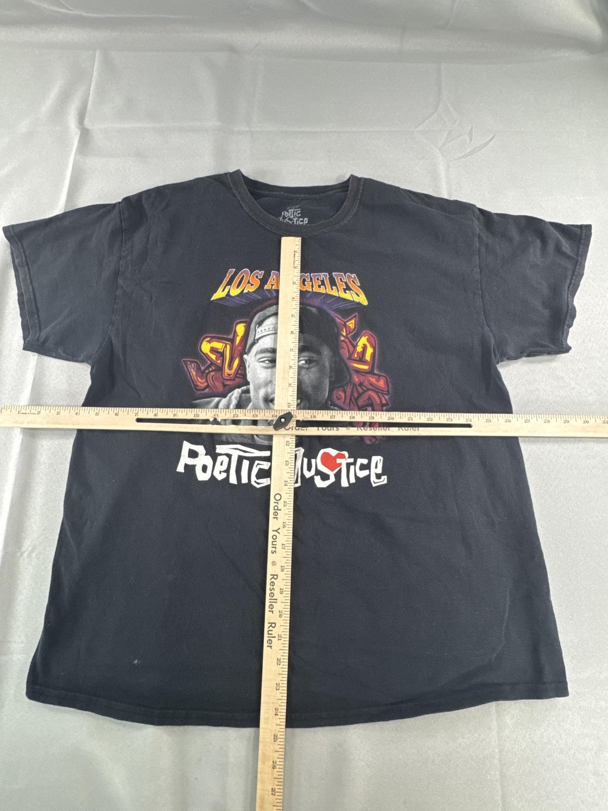 Poetic Justice Shirt Mens XL Los Angeles Tupac Movie Hip Hop Rap Graphic Tee 100