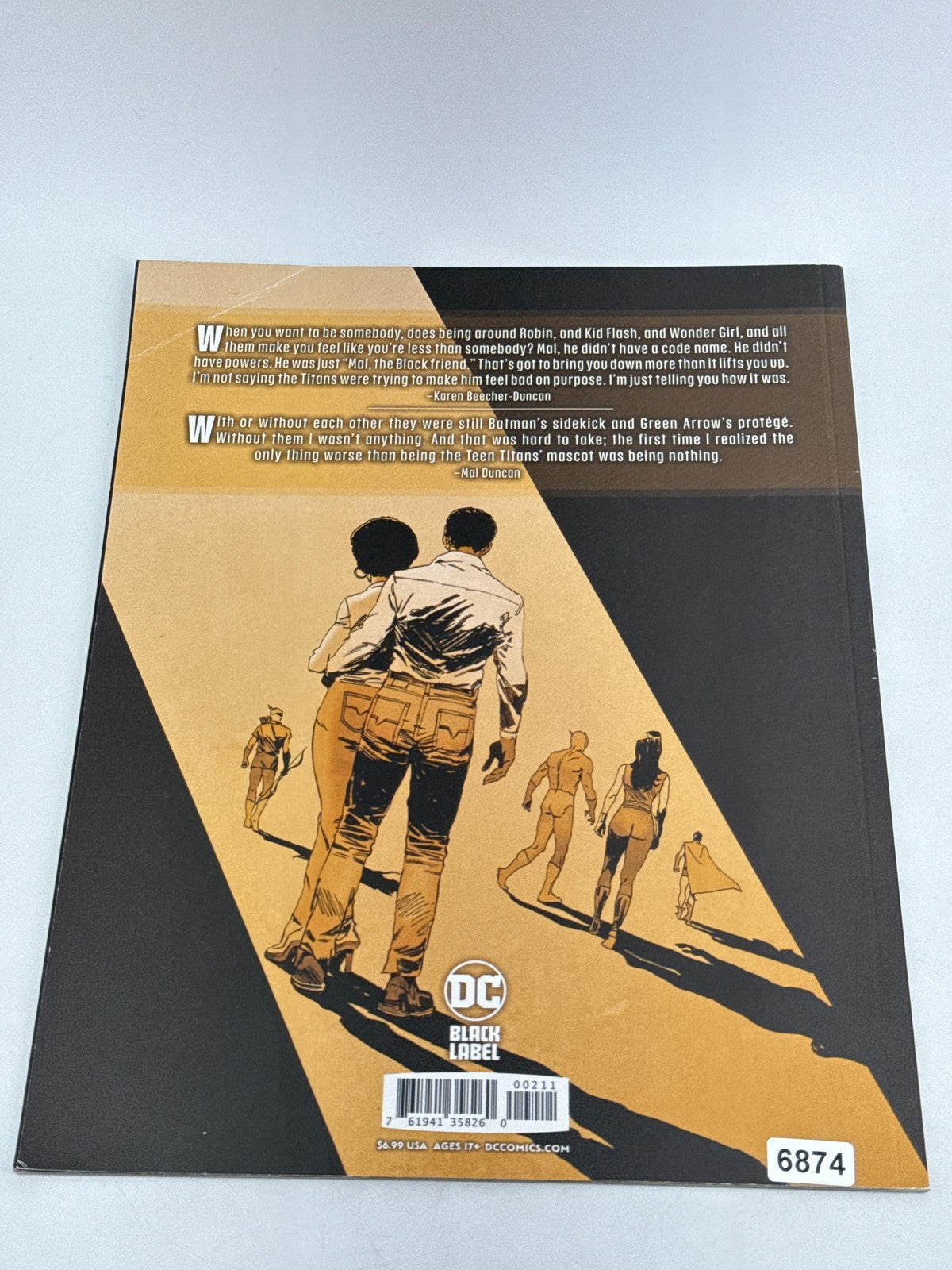 DC Other History Of The DC Universe Book Two Black Label Comic Mal Duncan Color