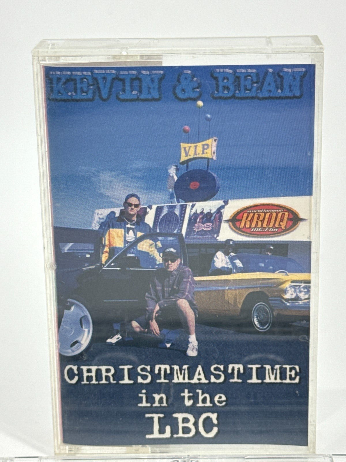Kevin & Bean Christmastime LBC KROQ 90s Cassette Tape Rare Clear Shell Alt Xmas