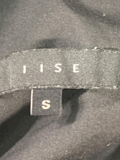 IISE Jogger Pants Mens Small Black Crinkle Nylon Elastic Cuff Relaxed Fit Casual