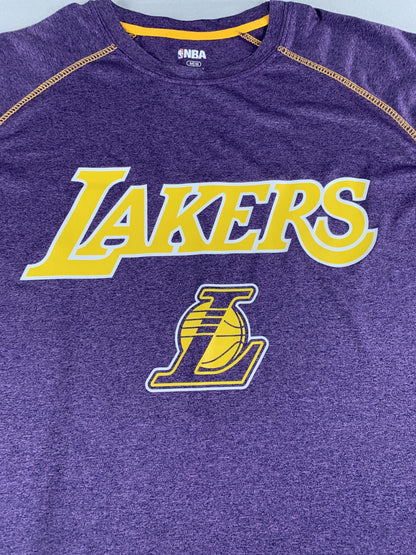 Los Angeles Lakers Shirt Mens Medium NBA Basketball Polyester Lightweight Tee