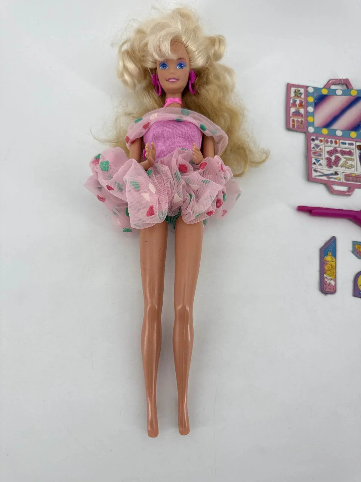 1988 Mattel Style Magic Barbie Doll #1283 WondraCurl Hair Comb &amp; Accs NWT