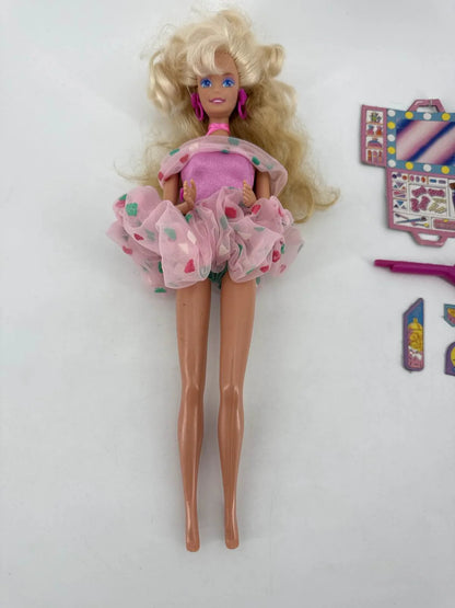 1988 Mattel Style Magic Barbie Doll #1283 WondraCurl Hair Comb &amp; Accs NWT