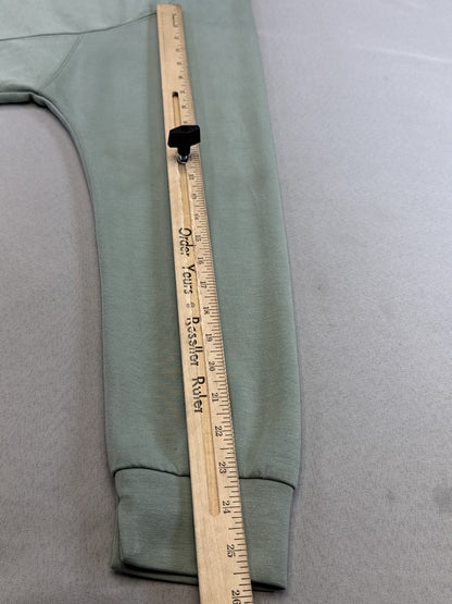 ANRABESS Half Zip Sweatshirt M Mint Green Long Sleeve Relaxed Fit Fleece