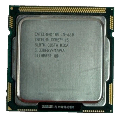 Intel Core i5-660 3.33GHz SLBTK LGA1156 Dual-Core CPU Processor Tested Working