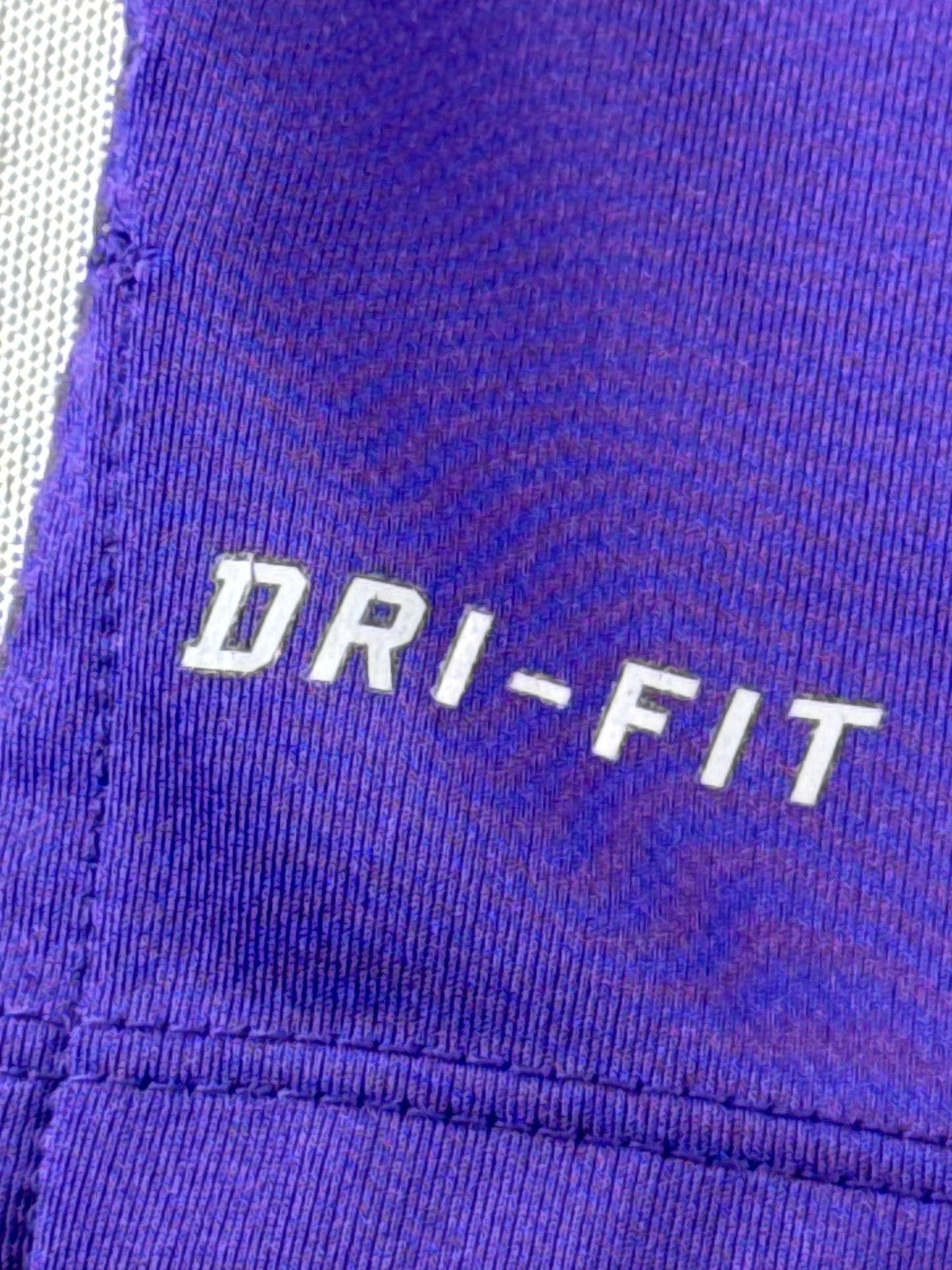 Nike Polo Shirt Mens 2XL Purple Dri-Fit Football Coach Performance Top 100 on
