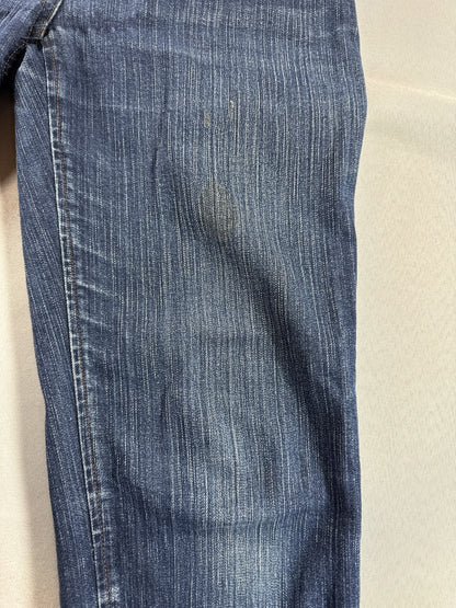 Ann Taylor Classic Straight Leg Jeans Womens 2P Blue Cotton Spandex Stretch Slim
