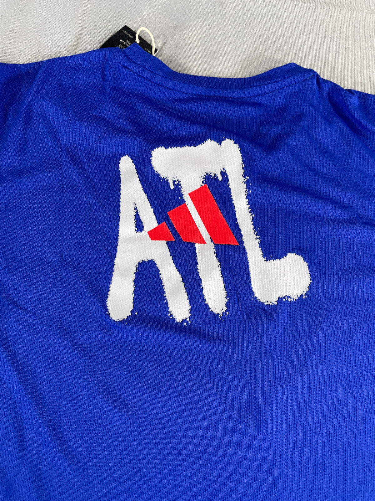 Adidas Peachtree Road Race 2023 Blue ATL Shirt L Aeroready Atlanta Event Tee