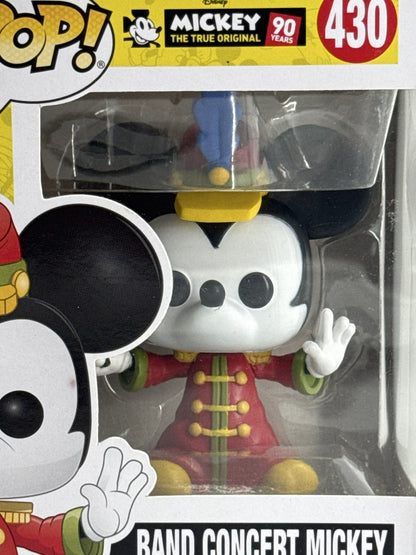 Funko Pop Band Concert Mickey 430 Disney 90 Years Vinyl Figure Displayed Apparel