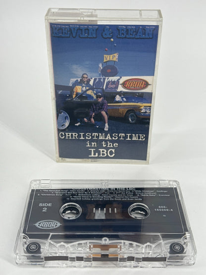 Kevin & Bean Christmastime LBC KROQ 90s Cassette Tape Rare Clear Shell Alt Xmas