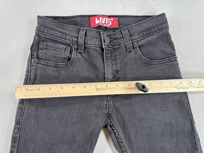 Levi's 511 Skinny Jeans 25X25 Gray Cotton Stretch Pocket Mid Rise Slim