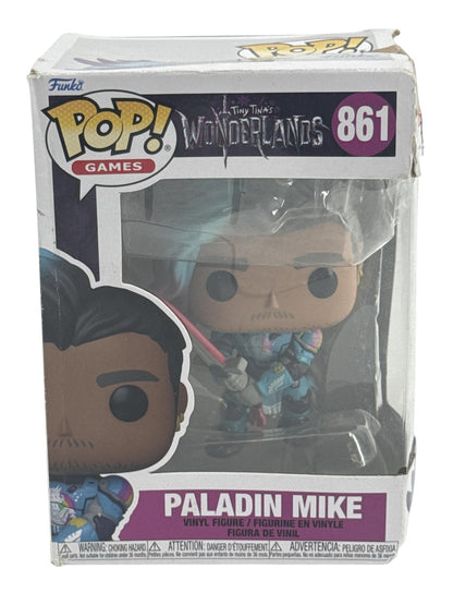 Funko Pop Games Tiny Tina's Wonderlands Paladin Mike 861 Vinyl Figure Boxed