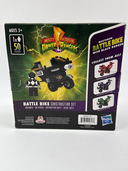 Mighty Morphin Power Rangers Black Ranger Black Battle Bike Construction Set