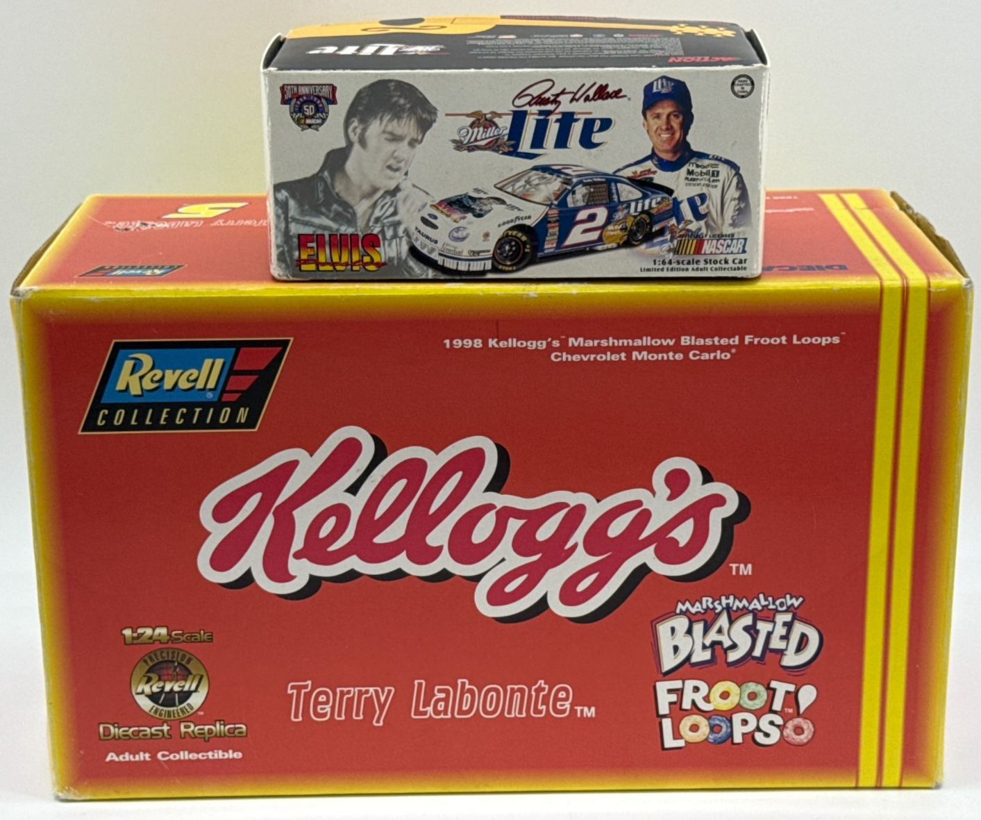 Revell Terry Labonte 5 Froot Loops 1:24 Rusty Wallace 2 Elvis Lot NASCAR 124 NWT