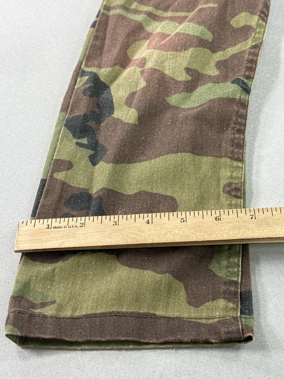 TROOPER Cargo Pants 30x30 Camouflage Brown Green POLYESTER COTTON Military