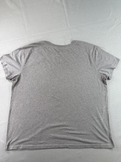 Disney Minnie Mouse Graphic Tee Gray XXL 50/50 Cotton Polyester