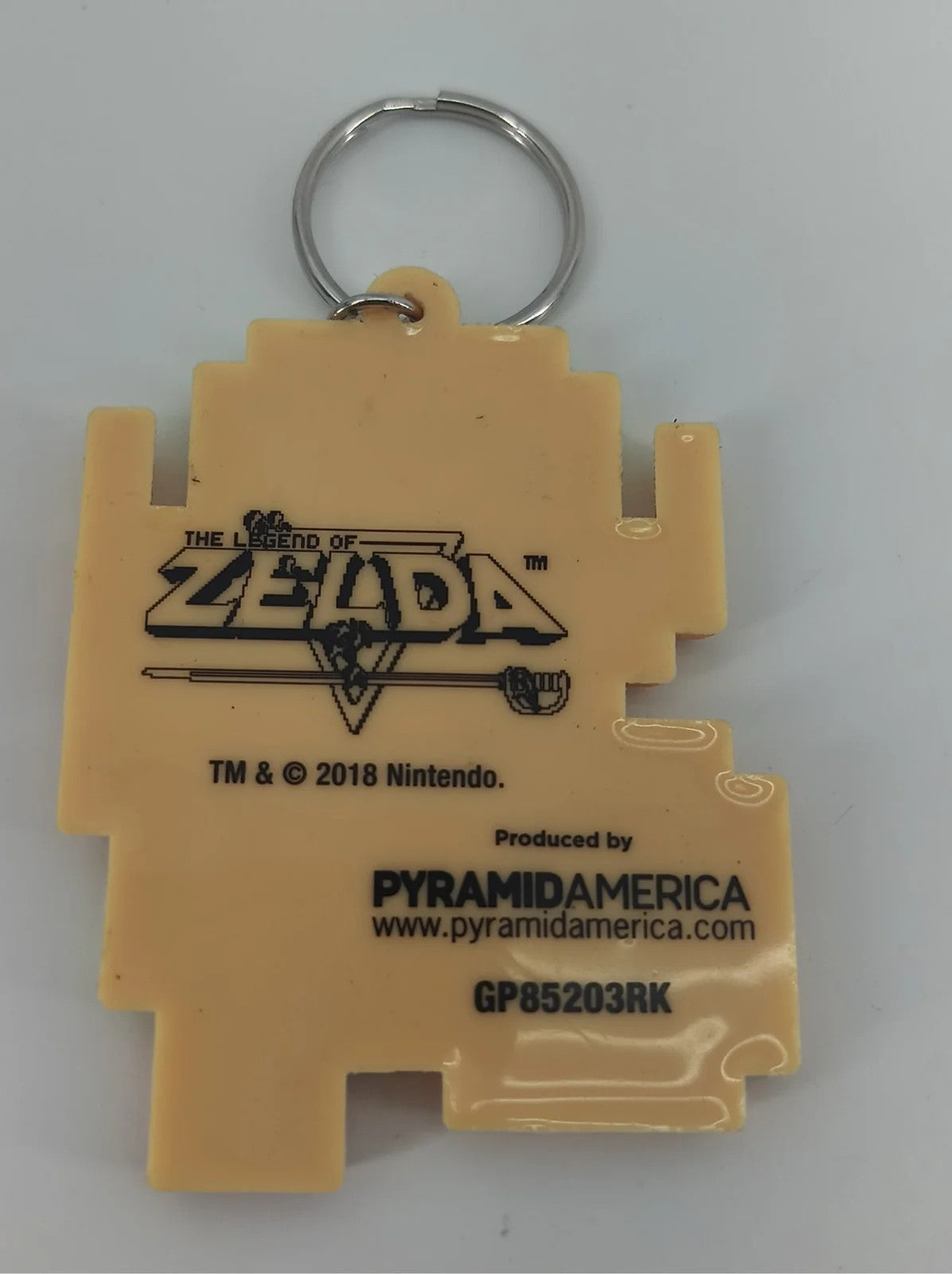 Zelda Link 8-Bit Pixel Keychain Nintendo Game Character Collectible Used HTF