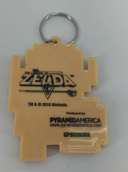 Zelda Link 8-Bit Pixel Keychain Nintendo Game Character Collectible Used HTF