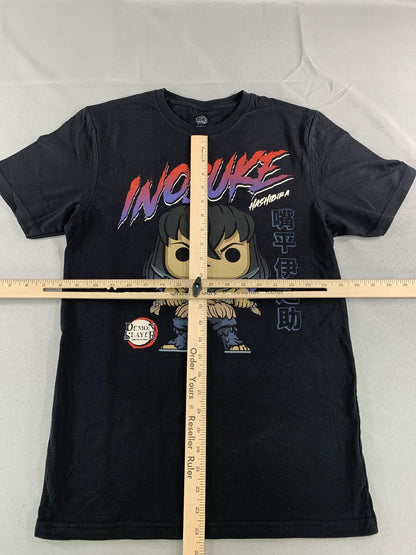Demon Slayer Inosuke Hashibira Shirt Mens Small Black Pop! Tees Funko Anime 100