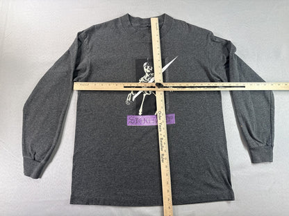 Interplay Stonekeep Vintage Long Sleeve Tee M Mens Grey Graphic Skeleton Knit